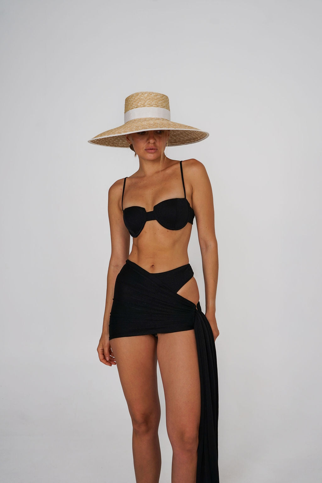 Mia Draped Sarong Skirt