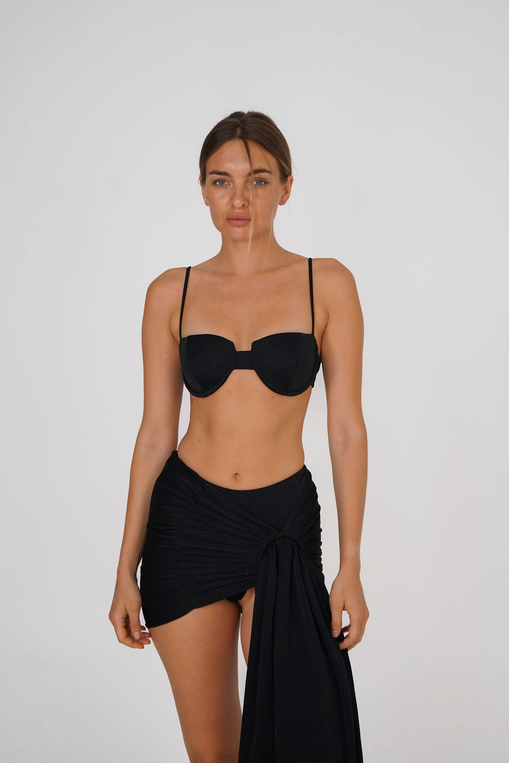 Mia Draped Sarong Skirt