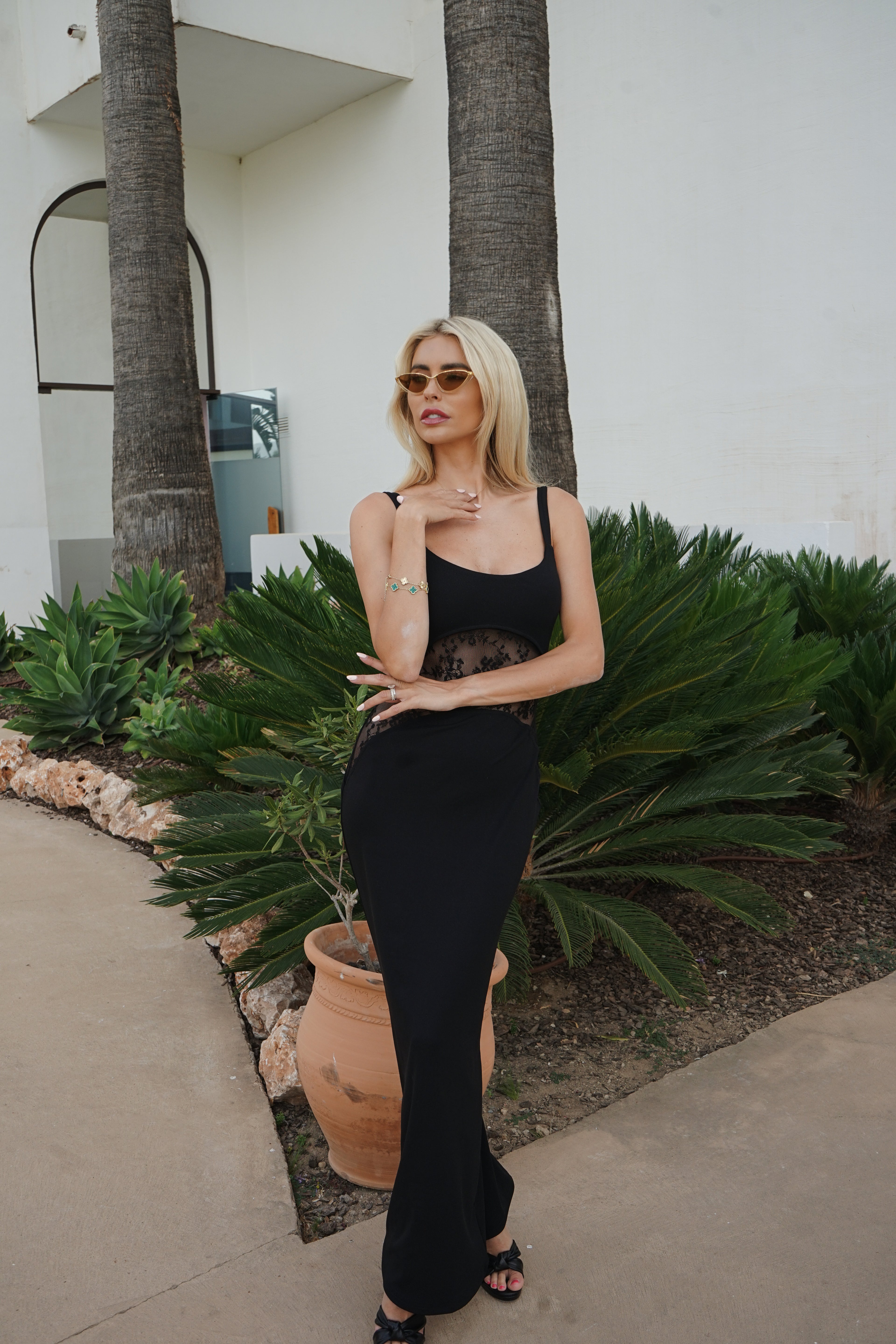 Blanca Lace Maxi Dress